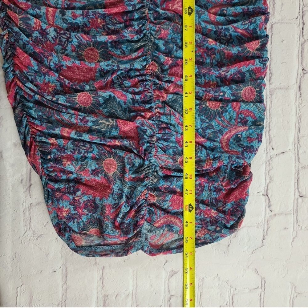 House of Harlow 1960 - Floral Pink and Blue Midi Tank Dress - Picture 13 of 14